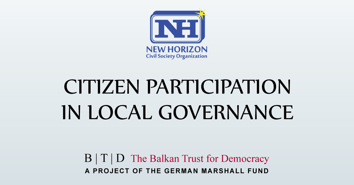 Citizen participation in local governance