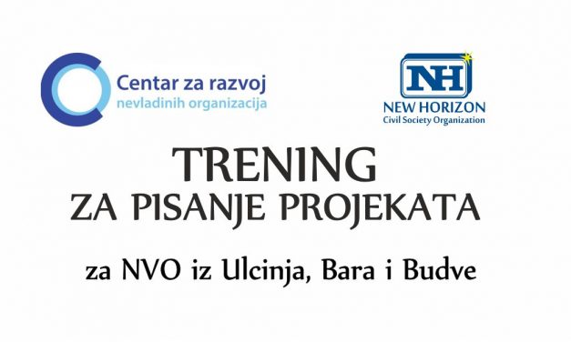 Trening za pisanje projekata – Poziv za NVO