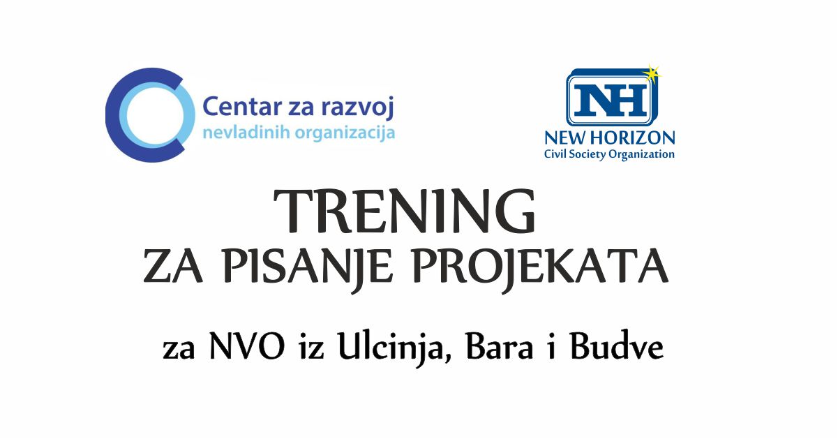 Trening za pisanje projekata – Poziv za NVO