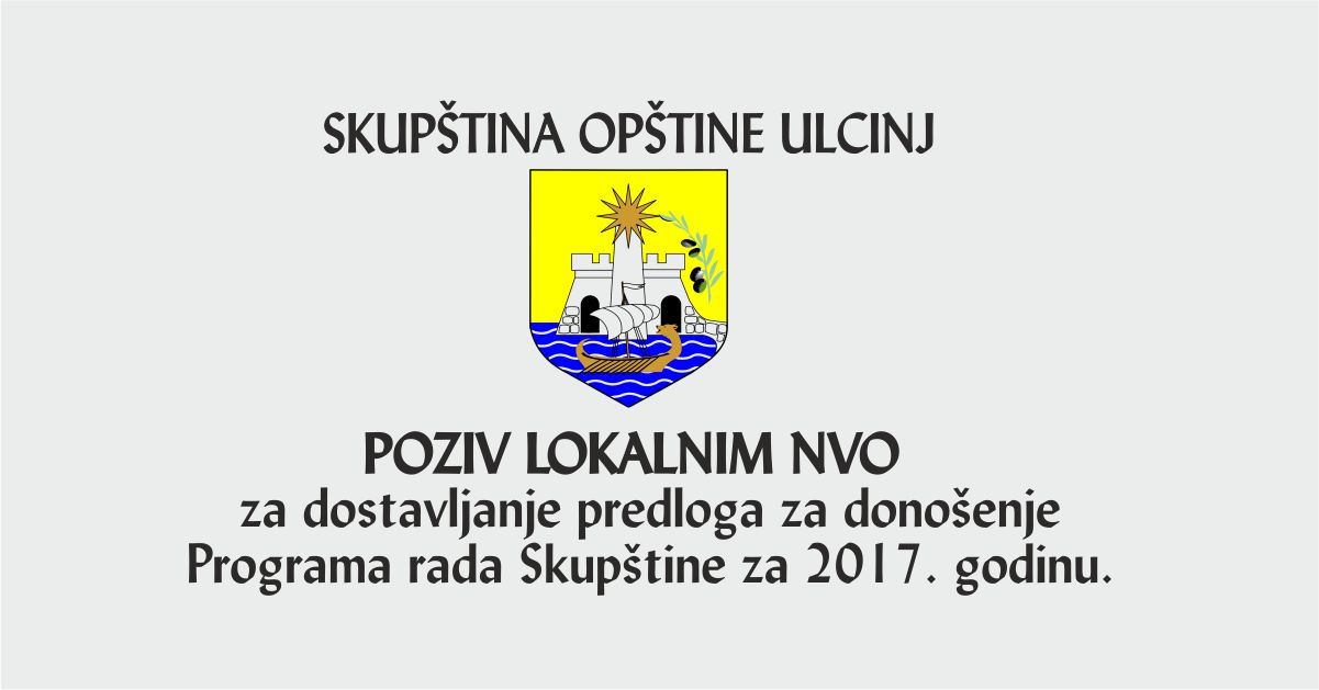 SARADNJA SKUPŠTINE OPŠTINE ULCINJ SA LOKALNIM NEVLADINIM ORGANIZACIJAMA