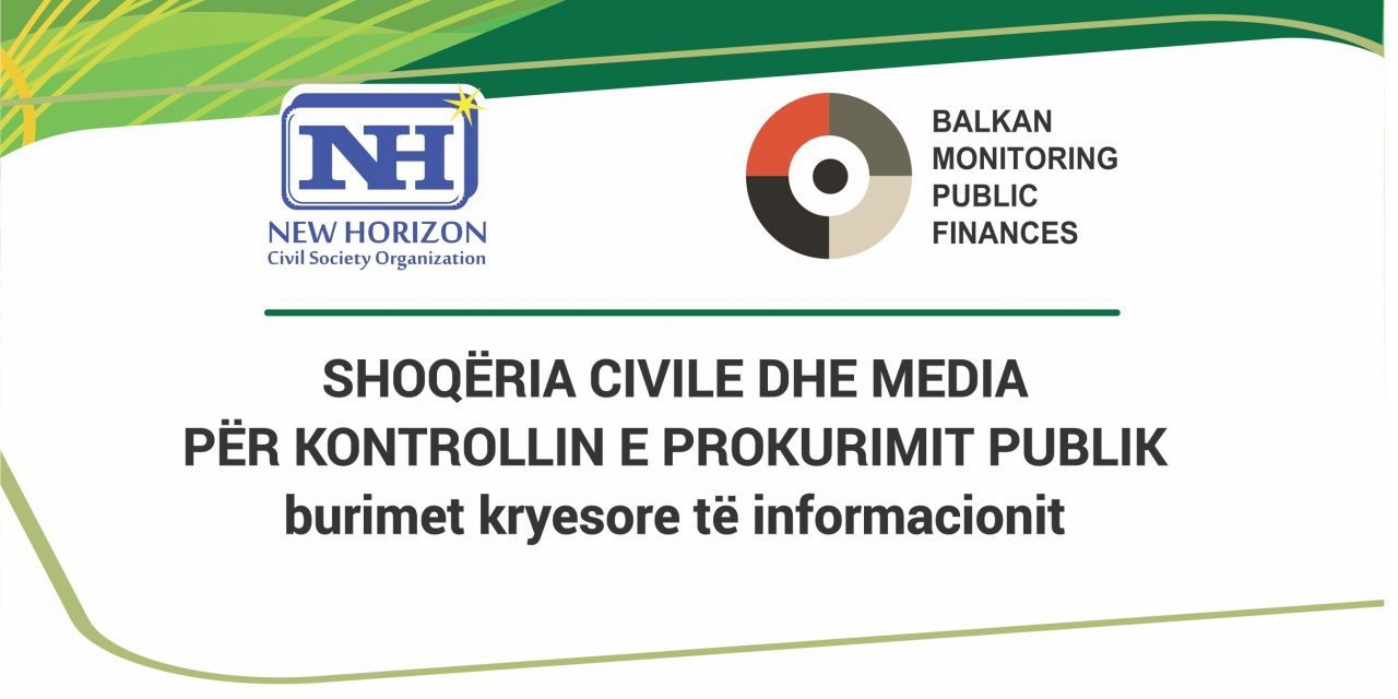 SHOQËRIA CIVILE DHE MEDIA PËR KONTROLLIN E PROKURIMIT PUBLIK