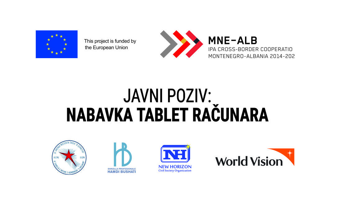 JAVNI POZIV: NABAVKA – TABLET RAČUNARI