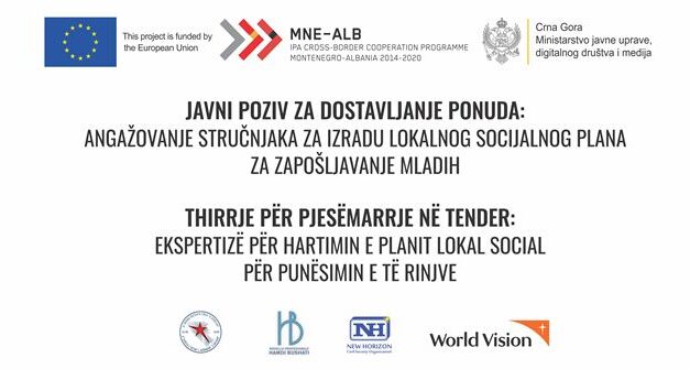 POZIV ZA ANGAŽOVANJE STRUČNJAKA ZA IZRADU LOKALNOG SOCIJALNOG PLANA  THIRRJE PËR EKSPERTIZË PËR HARTIMIN E PLANIT LOKAL SOCIAL