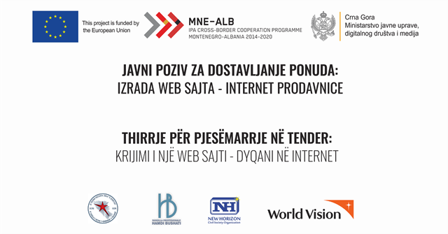 POZIV ZA IZRADU WEB SAJTA – INTERNET PRODAVNICE