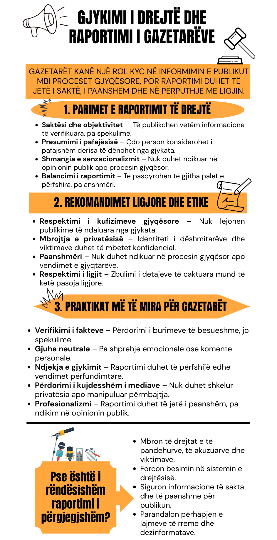 Gjykimi I DrejtË Dhe Raportimi I GazetarËve