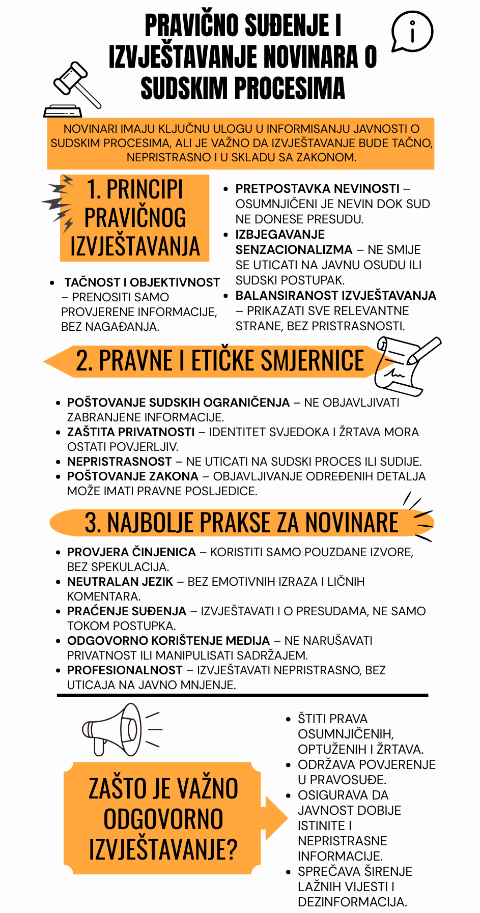PraviČno SuĐenje I IzvjeŠtavanje Novinara