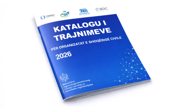 KATALOGU I TRAJNIMEVE PËR ORGANIZATAT E SHOQËRISË CIVILE – 2026