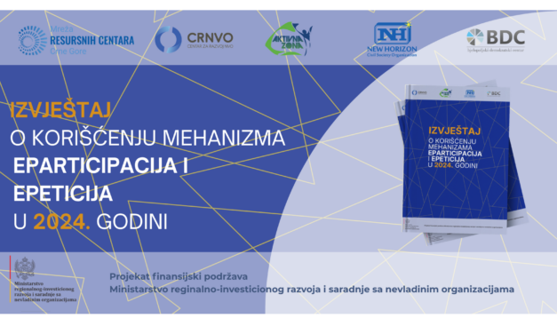 Izvještaj o korišćenju mehanizama e-paticipacije i e-peticije za 2024.