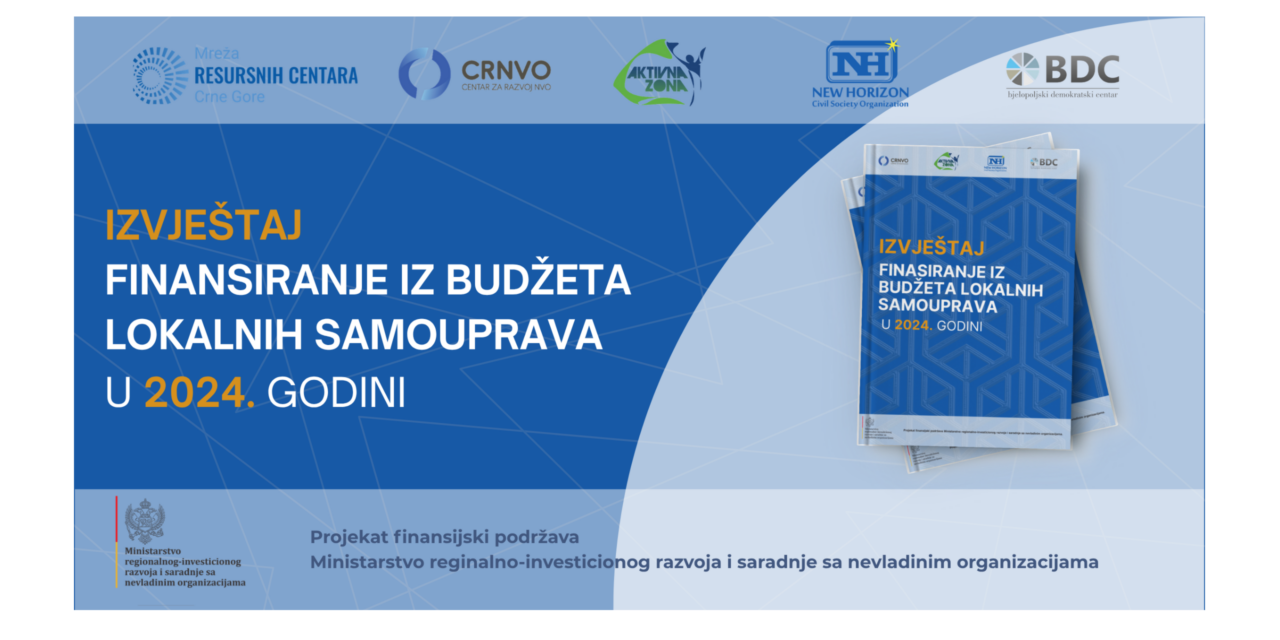 Izvještaj finansiranje iz budžeta lokalnih samouprava 2024.