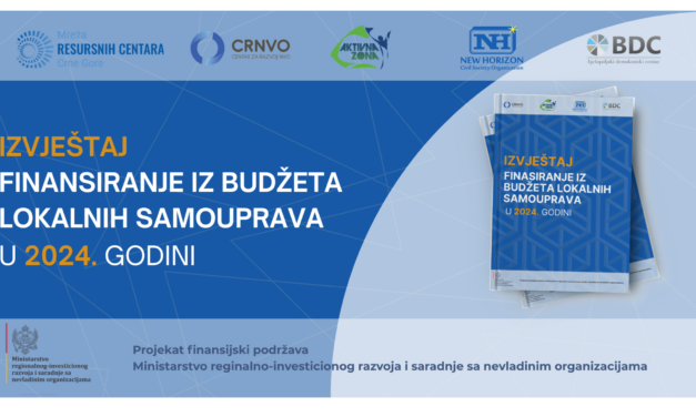Izvještaj finansiranje iz budžeta lokalnih samouprava 2024.